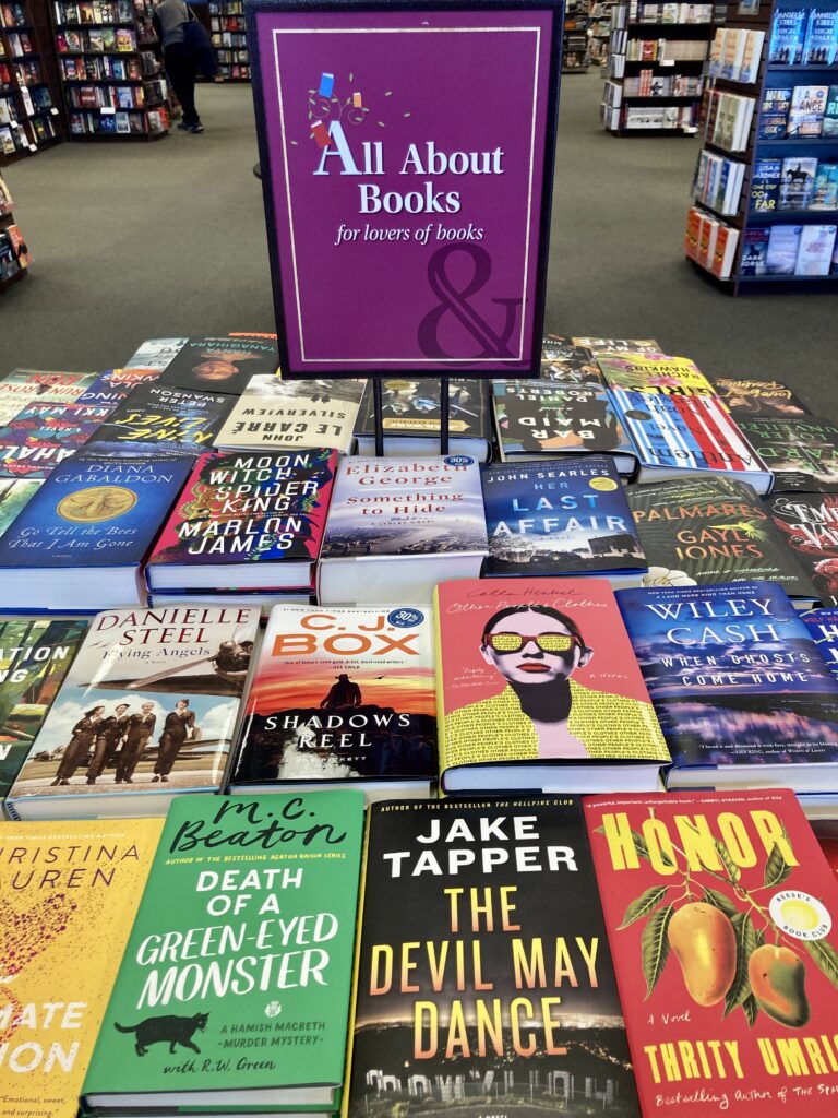 Boekenstand in barnes & Nobles