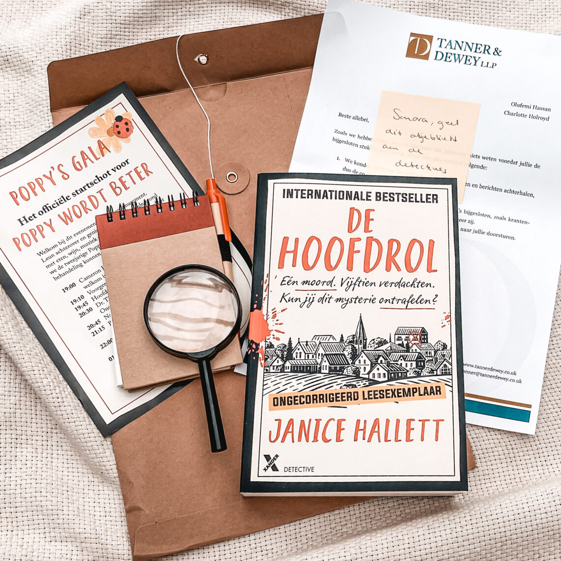 de hoofdrol janice hallett